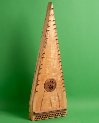 Bass Bowed Psaltery with Hilton of Cadbol Rosette